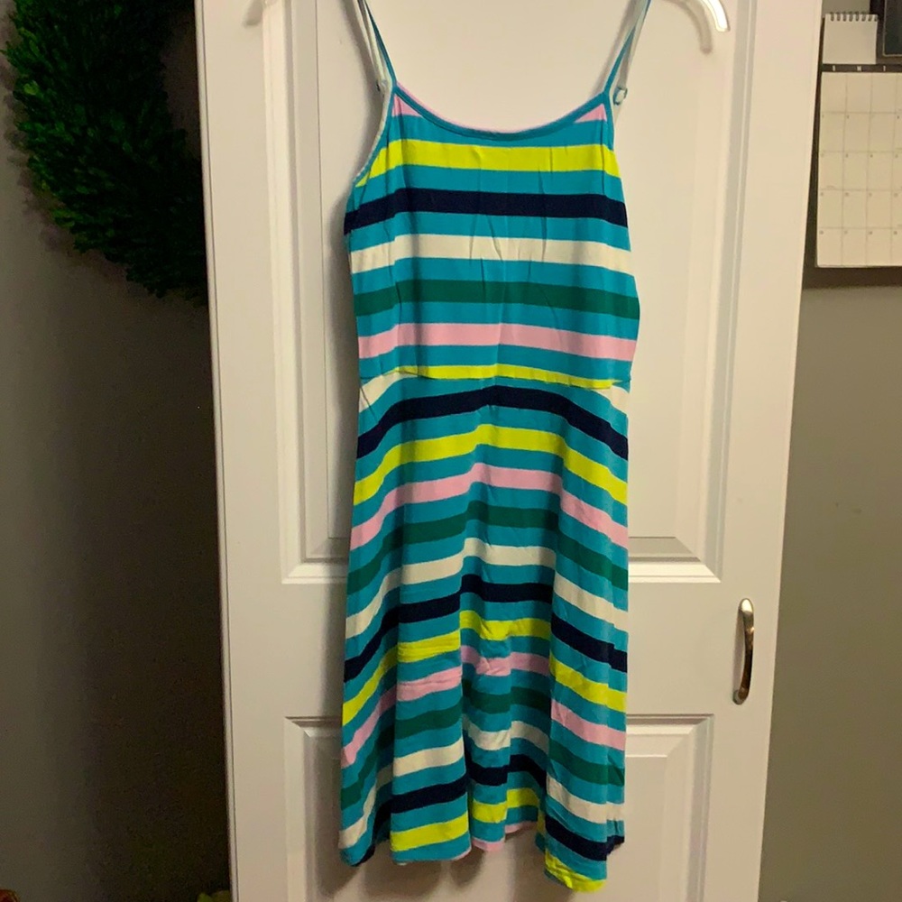 SO striped sundress